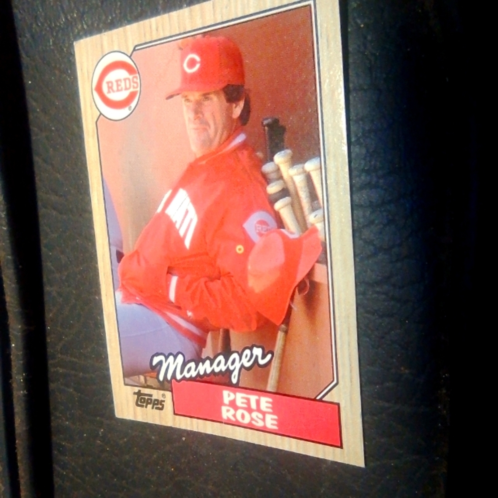 Pete Rose Manager card from 1987